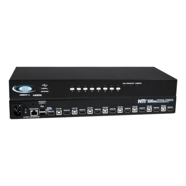 8-port 4K 18Gbps HDMI USB KVM Switch