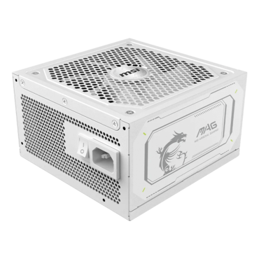 MAG A1000GL PCIE5 WHITE, 80 PLUS Gold 1000W, Fully Modular, ATX Power Supply