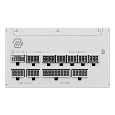 MAG A1000GL PCIE5 WHITE, 80 PLUS Gold 1000W, Fully Modular, ATX Power Supply