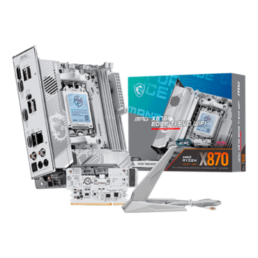 MPG X870I EDGE TI EVO WIFI, AMD X870 Chipset, AM5, Mini-ITX Motherboard