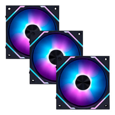 MPG EZ120 ARGB 3 x 120mm, w/ Controller, ARGB LEDs, 1900 RPM, 73.82 CFM, 28.82 dBA, Cooling Fans