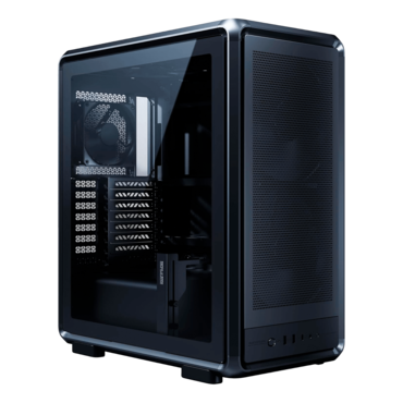 MasterFrame 500 Mesh, Tempered Glass, No PSU, ATX, Black, Mid Tower Case