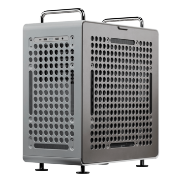 QUBE 540, Tempered Glass, No PSU, E-ATX, Moonstone, Mid Tower Case