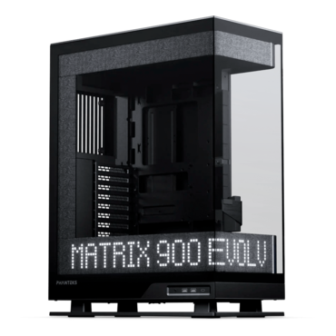 Evolv X2 Matrix, Tempered Glass, No PSU, E-ATX, Brushed Black, Mid Tower Case