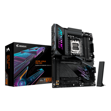 X870E AORUS PRO X3D, AMD X870E Chipset, AM5, ATX Motherboard