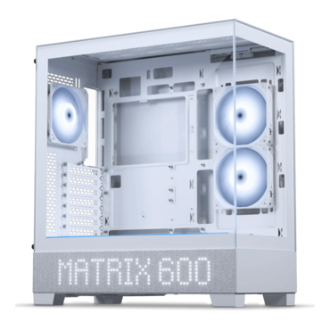 XT View Matrix, Tempered Glass, No PSU, E-ATX, White, Mid Tower Case