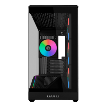 Vector V100R MINI, Tempered Glass, No PSU, microATX, Black, Mini Tower Case