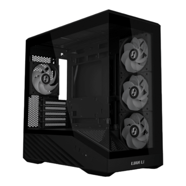 Vector V100R MINI, Tempered Glass, No PSU, microATX, Black, Mini Tower Case