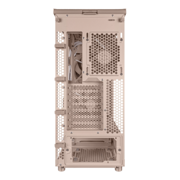ProArt PA401 Wood, Tempered Glass, No PSU, ATX, Beige, Mid Tower Case
