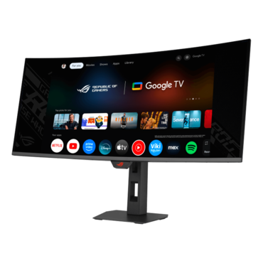 ROG Strix OLED XG34WCDMTG, w/ Android 14 Google TV, Curved, DisplayHDR™ True Black 400, 34" QD-OLED, 3440 x 1440 (UWQHD), 0.03 ms, 240Hz, FreeSync™ Premium Pro Gaming Monitor