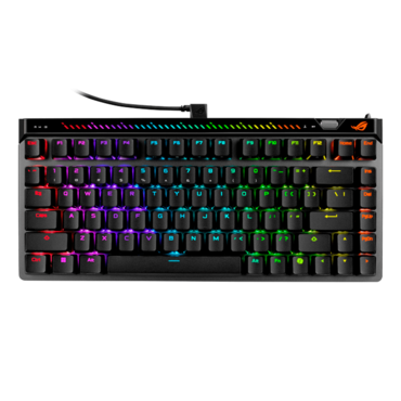 ROG Falchion Ace 75 HE, Per Key RGB, ROG HFX V2 Magnetic, Wired, Black, Mechanical Gaming Keyboard