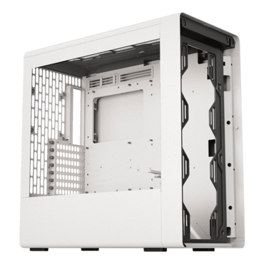 BF 360, Tempered Glass, No PSU, ATX, White, Mid Tower Case