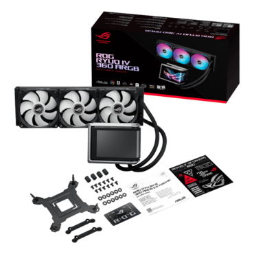 ROG Ryuo IV 360 ARGB, 360mm Radiator, Liquid Cooling System