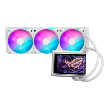 ROG Ryuo IV 360 ARGB White Edition, 360mm Radiator, Liquid Cooling System