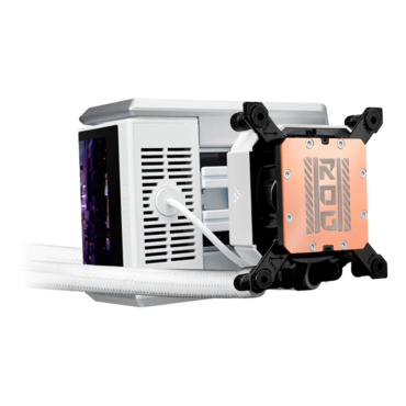 ROG Ryuo IV 360 ARGB White Edition, 360mm Radiator, Liquid Cooling System