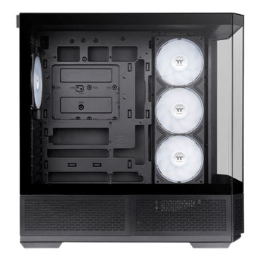 View 370 TG ARGB, Tempered Glass, No PSU, ATX, Black, Mid Tower Case