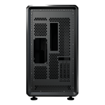 MasterFrame 360 Stage LCD, Tempered Glass, No PSU, ATX, Black, Mid Tower Case