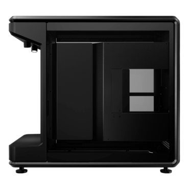 MasterFrame 360 Stage LCD, Tempered Glass, No PSU, ATX, Black, Mid Tower Case
