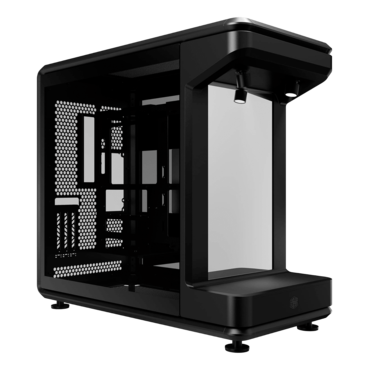 MasterFrame 360 Stage Mirror, Tempered Glass, No PSU, ATX, Black, Mid Tower Case