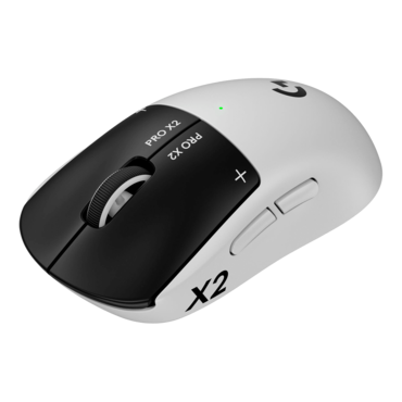PRO X2 SUPERSTRIKE, 44000-dpi, Wireless, Lunar Eclipse, HERO Gaming Mouse