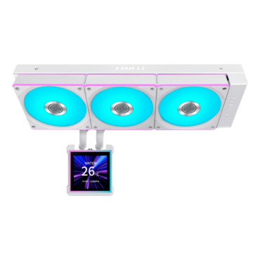 HydroShift II LCD-S 360 CL, White, 360mm Radiator, Liquid Cooling System