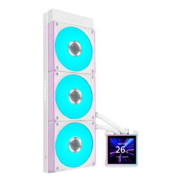HydroShift II LCD-S 360 CL, White, 360mm Radiator, Liquid Cooling System