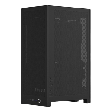 H2 Flow, Tempered Glass, No PSU, Mini-ITX, Black, Mini Tower Case