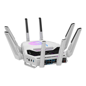 ROG Rapture GT-BE19000AI, IEEE 802.11be, Tri-Band 2.4 / 5 / 6 Ghz, 1376 / 5764 / 11529 Mbps, 1xUSB 3.1 / 1xUSB 2.0, 7xRJ45, Retail Wireless Router