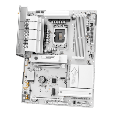 B860 Challenger WiFi White, Intel® B860 Chipset, LGA 1851, ATX Motherboard