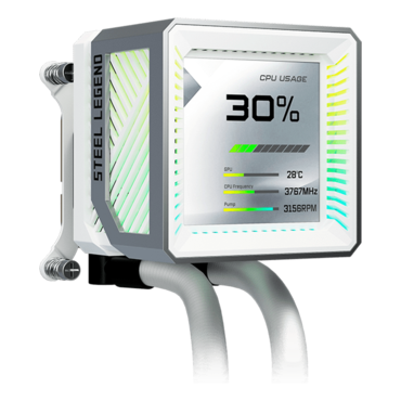 Steel Legend 360 LCD, 360mm Radiator, Liquid Cooling System