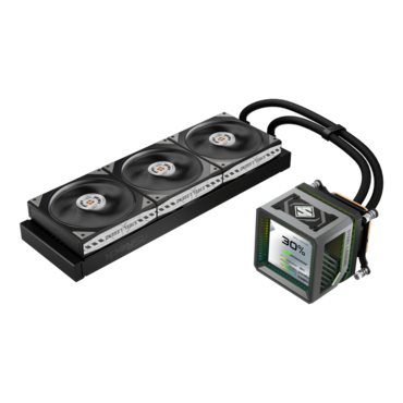 Steel Legend Dark 360 LCD, 360mm Radiator, Liquid Cooling System