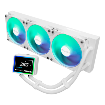 Challenger White 360 Digital, 360mm Radiator, Liquid Cooling System