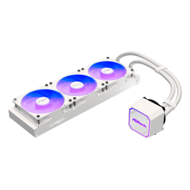 Pro White 360 ARGB, 360mm Radiator, Liquid Cooling System