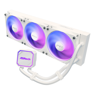 Pro White 360 ARGB, 360mm Radiator, Liquid Cooling System