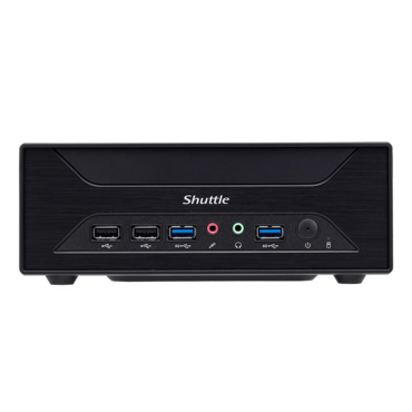 XPC Slim XH610G, Intel® H610 Chipset, 2x DDR5 SO-DIMM, 1x M.2, 1x 2.5" HDD/SSD, 1x PCIe x16 Slot, PC Barebone