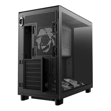 ATLAS M4, Tempered Glass, No PSU, ATX, Black, Mid Tower Case