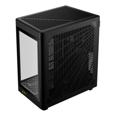 NESO P1 B, Tempered Glass, No PSU, E-ATX, Black, Full Tower Case