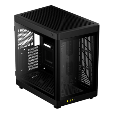 NESO P1 B, Tempered Glass, No PSU, E-ATX, Black, Full Tower Case