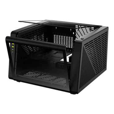 NESO P1 B, Tempered Glass, No PSU, E-ATX, Black, Full Tower Case
