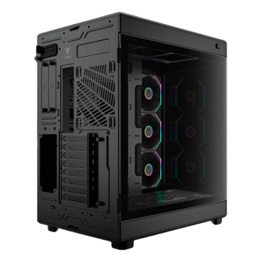 NESO P1 PRO, Tempered Glass, No PSU, E-ATX, Black, Full Tower Case