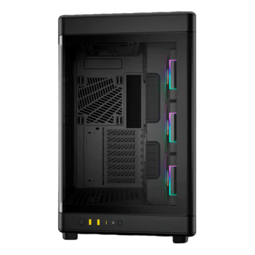 NESO P1 PRO, Tempered Glass, No PSU, E-ATX, Black, Full Tower Case