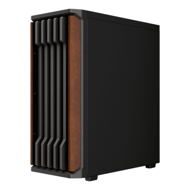 AURA GC11 WOOD, Tempered Glass, No PSU, ATX, Black, Mid Tower Case