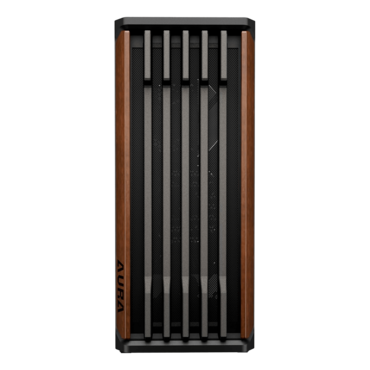 AURA GC11 WOOD, Tempered Glass, No PSU, ATX, Black, Mid Tower Case