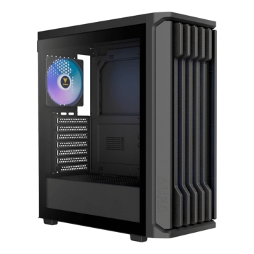 AURA GC11 ARGB, Tempered Glass, No PSU, ATX, Black, Mid Tower Case