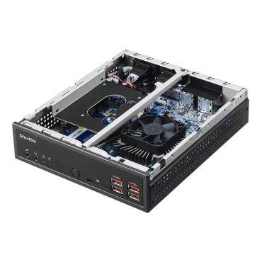 XPC Slim DH32UE, Intel® Pentium® Gold 7505, 2x DDR4 SO-DIMM, 1x M.2, 1x 2.5" HDD/SSD, PC Barebone