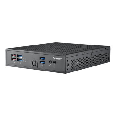 XPC Slim DS50U300, Intel® U300, 2x DDR5 SO-DIMM, 2x M.2, 1x 2.5" HDD/SSD, Fanless PC Barebone