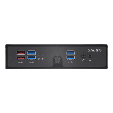 XPC Slim DS50U300, Intel® U300, 2x DDR5 SO-DIMM, 2x M.2, 1x 2.5" HDD/SSD, Fanless PC Barebone