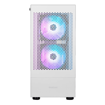 TALOS E3 MESH WH, Tempered Glass, No PSU, ATX, White, Mid Tower Case