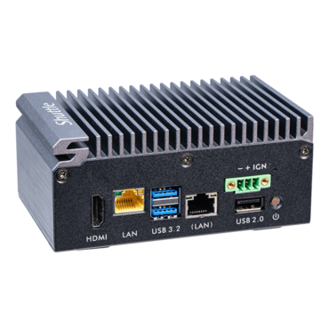 SPCEL03 Industrial Edge Computer, TAA Compliant, Intel Atom® x6413E, 2x DDR4 SO-DIMM, M.2