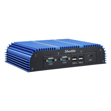 BPCAL03 Industrial Fanless BoxPC, TAA Compliant, Intel® Core™ i3-1215UE, 2x DDR5 SO-DIMM, M.2, VESA mount